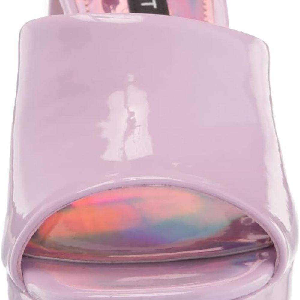 Nine West Women's Light Purple Platform Sandals - Picture 4 of 7